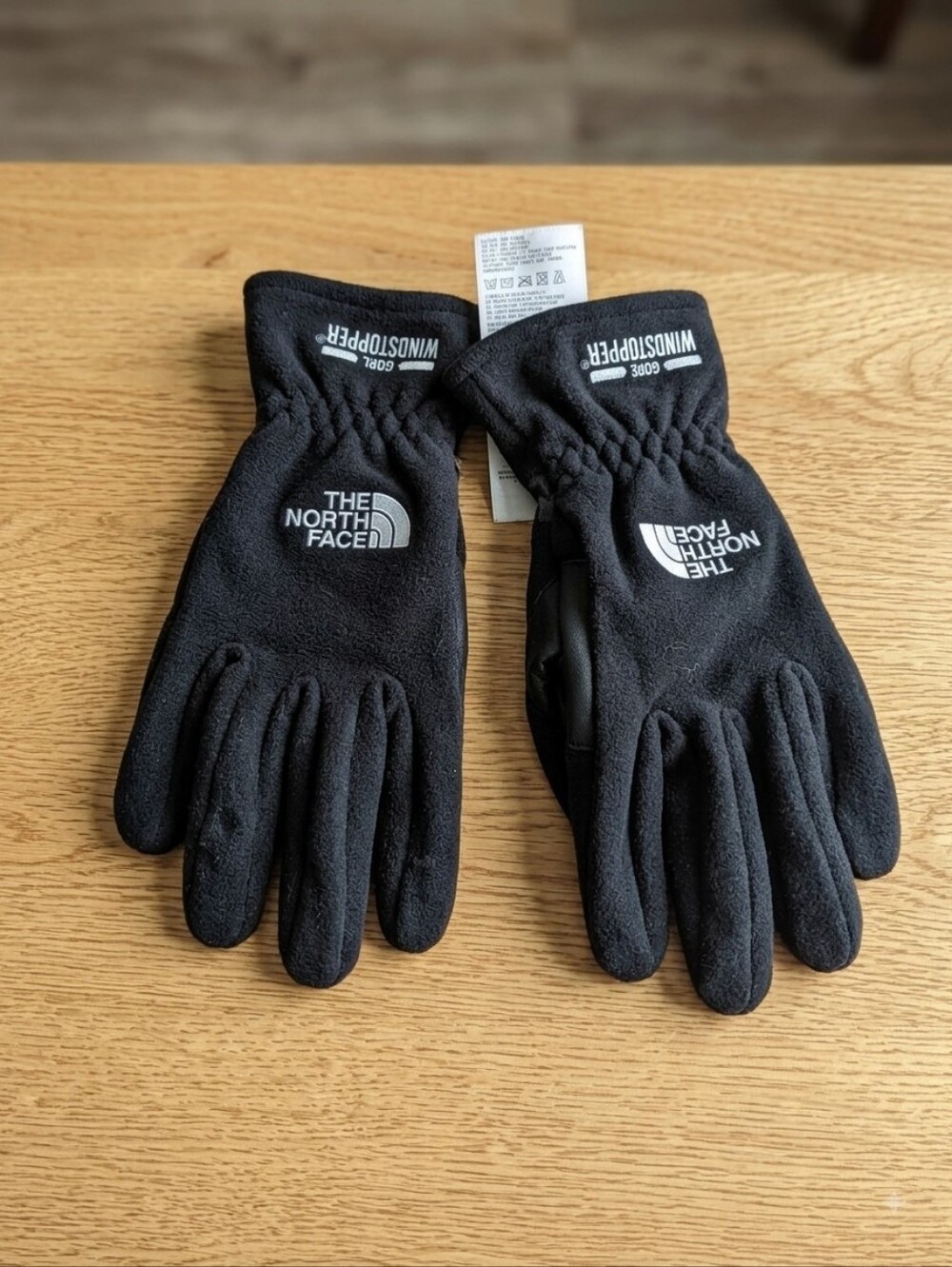 The North Face Black Windstopper Fleece Gloves
